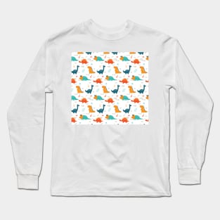 Dainosaur kids design Long Sleeve T-Shirt